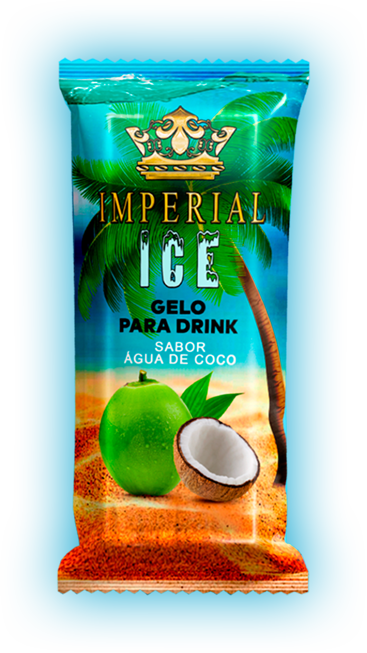 Gelo de coco para drinks - 250ml